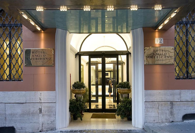 Hotel Anglo Americano Róma Kültér fotó